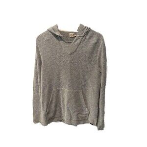 Faherty Gray V-Neck Sweater